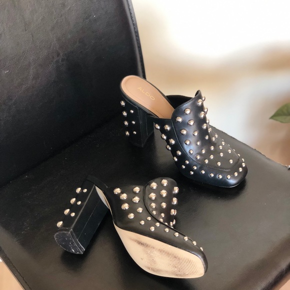 Also Black Studded Heels - Picture 3 of 3